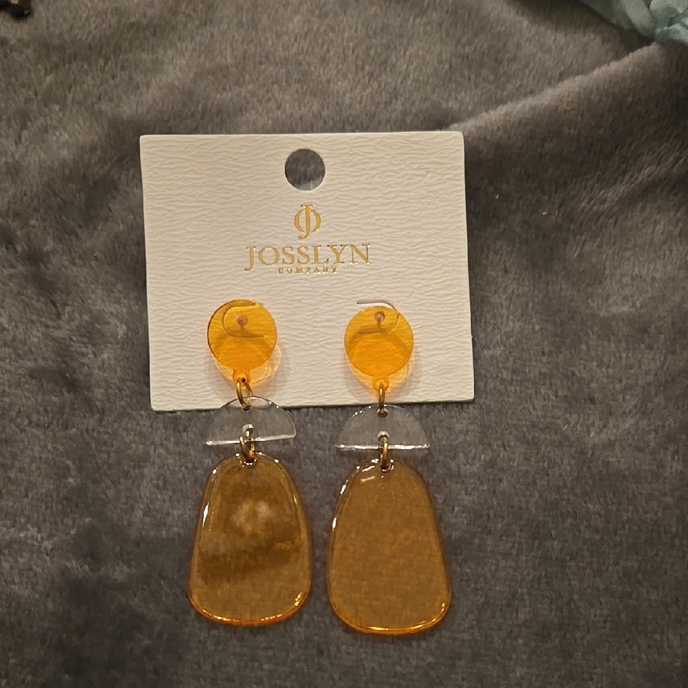 Josslyn Orange Earrings